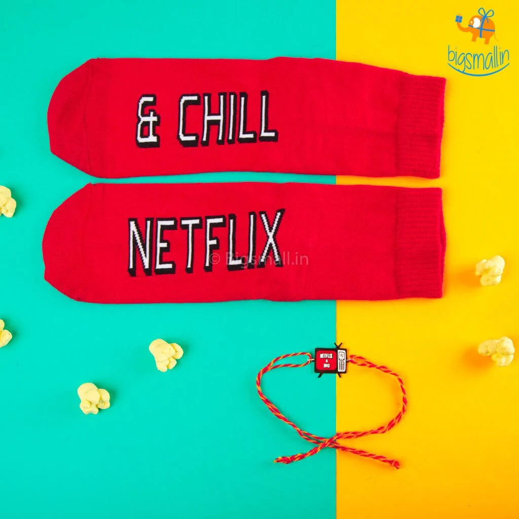 Bigsmall Netflix & Bro Rakhi Gift Set