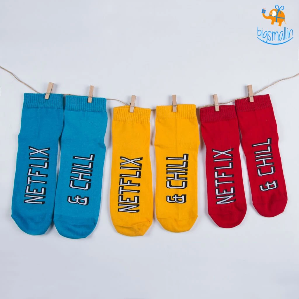 SoxyToes Women Netflix And Chill Socks Sale