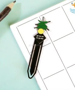 Bigsmall_piu Father's Day Nimbu Mirchi Metallic Bookmark