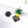Bigsmall_piu Nimbu Mirchi Metallic Lapel Pin