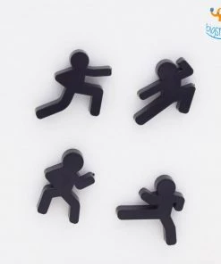 Akshay Mumbai Importer Ninja Magnets - Set Of 4