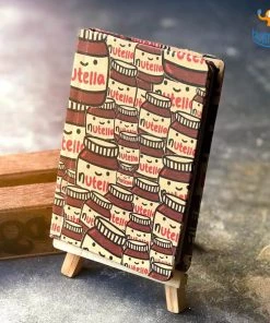 Mooch Design Studio All Of It Nutella A6 Notebook With Elastic
