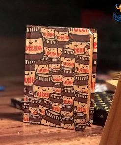 Mooch Design Studio All Of It Nutella A6 Notebook With Elastic