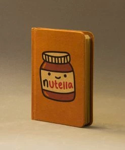 Mooch Design Studio All Of It Nutella A6 Notebook With Elastic