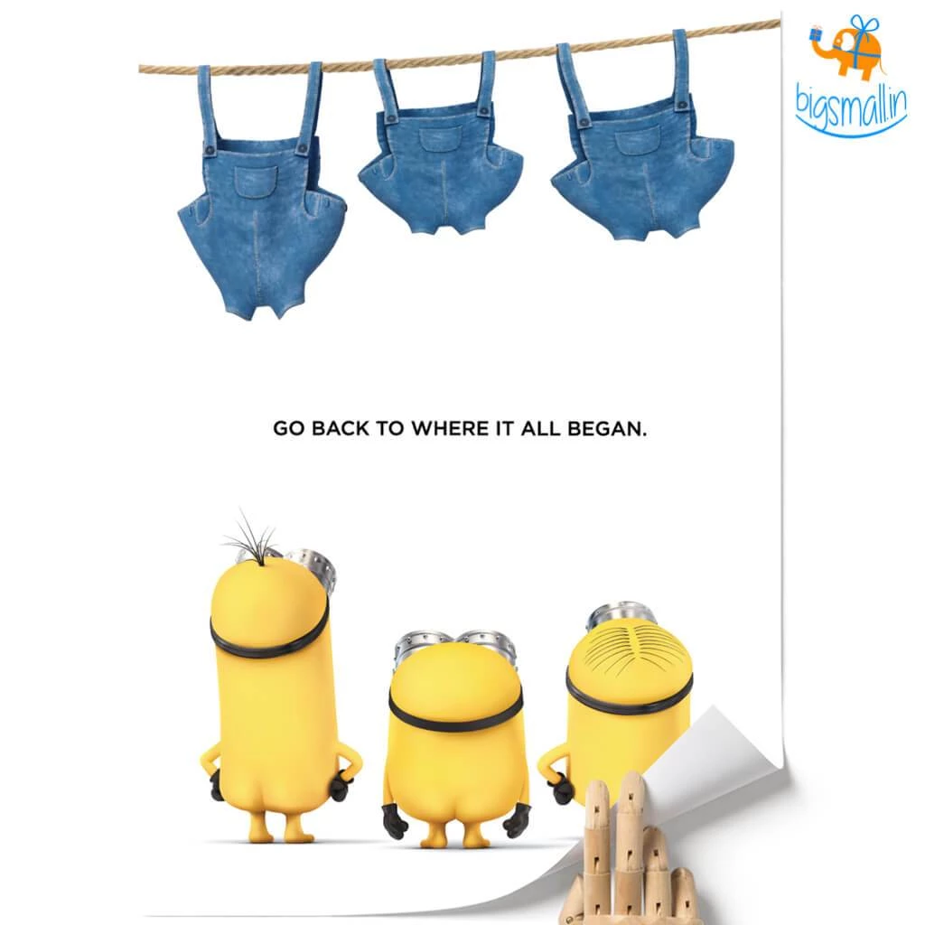 InkFlap Official Minions Poster With Snowing Effect