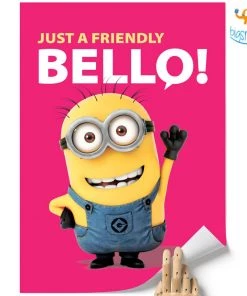 InkFlap Official Minions Poster With Snowing Effect