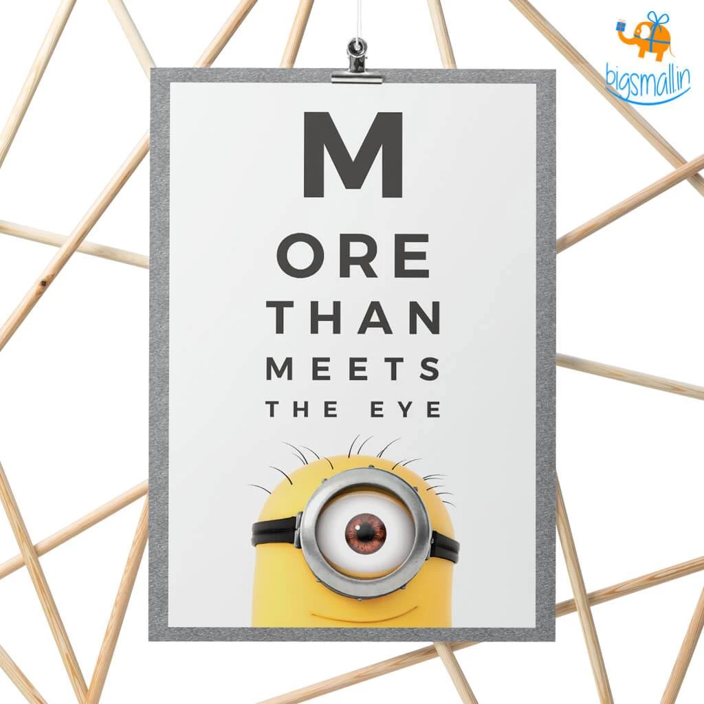 InkFlap Official Minions Poster With Snowing Effect