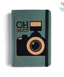 Mooch Design Studio All Of It Oh Shoot! A6 Notebook With Elastic