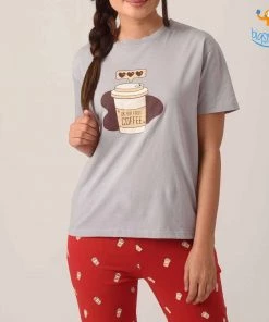 Bigsmall_soxytoes Okay But First Coffee Pyjama & T-Shirt Set All Of It