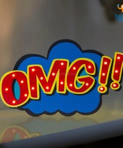 Bigsmall All Of It OMG Wooden LED Lamp