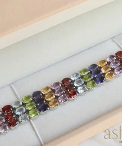 Ash Designs Kaleidoscope Multi Stone Bracelet Sale