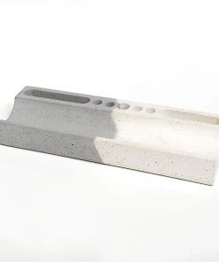 Elite Earth Gurpreet Concrete Desk Stationery Organizer