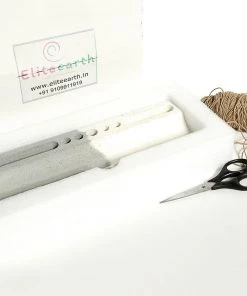Elite Earth Gurpreet Concrete Desk Stationery Organizer