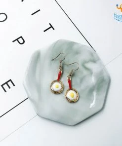 AmyLi All Of It Pan Omelet Earrings