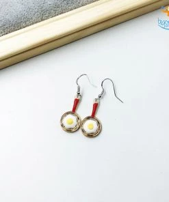 AmyLi All Of It Pan Omelet Earrings