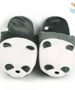 AmyLi Panda Plush Slippers