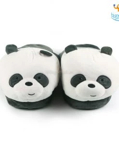AmyLi Panda Plush Slippers