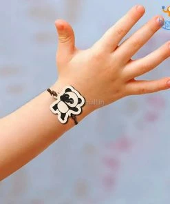 Bigsmall_cc Panda Wooden Rakhi All Of It
