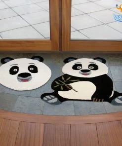 Rug Imitiyaz Corporate Handcrafted Panda Shaped Rug