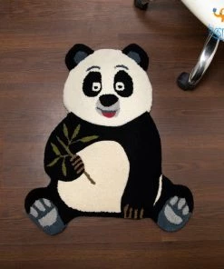 Rug Imitiyaz Corporate Handcrafted Panda Shaped Rug