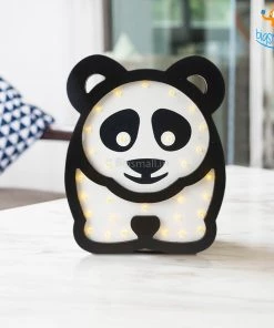 Bigsmall Panda Wooden LED Lamp