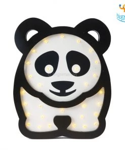 Bigsmall Panda Wooden LED Lamp