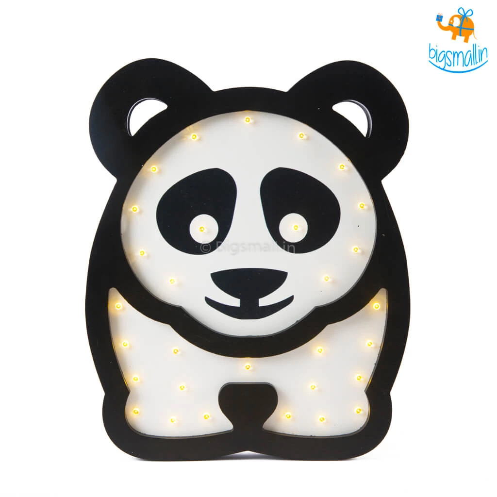 Bigsmall Panda Wooden LED Lamp