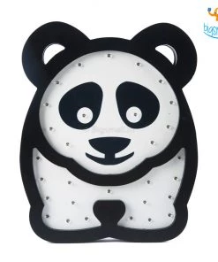 Bigsmall Panda Wooden LED Lamp