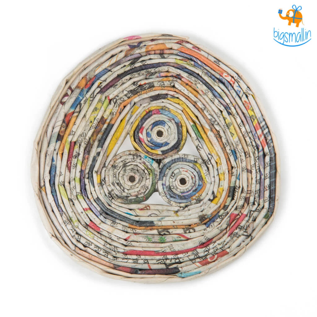 Bigsmall Father's Day Eco-Friendly Recycled Paper Coasters