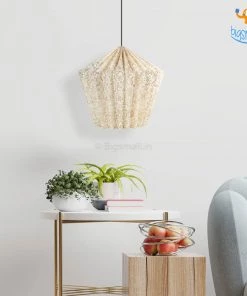 Ascetic Gold Patterned Paper Lantern