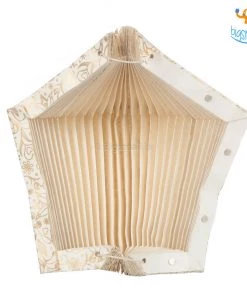 Ascetic Gold Patterned Paper Lantern