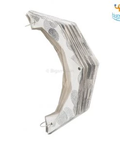 Ascetic Silver Patterned Paper Lantern Sale