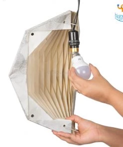 Ascetic Silver Patterned Paper Lantern Sale