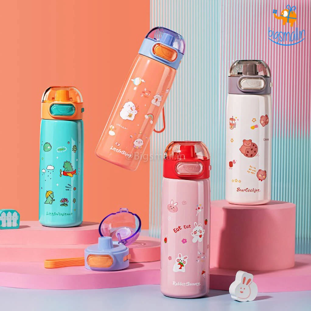 Big Daddy Pastel Animals Hot & Cold Water Bottle