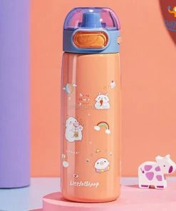 Big Daddy Pastel Animals Hot & Cold Water Bottle