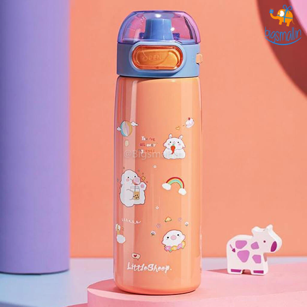 Big Daddy Pastel Animals Hot & Cold Water Bottle