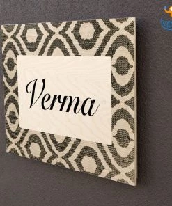 Chitra Chaya Personalized Pattern Name Plate | COD Not Available