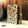 Mooch Design Studio Paw Prints A6 Notebook With Elastic All Of It