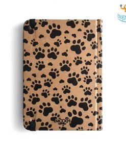Mooch Design Studio Paw Prints A6 Notebook With Elastic All Of It