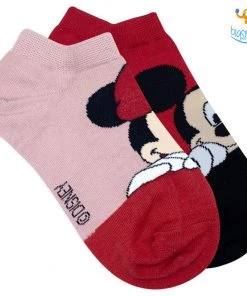 Balenzia Peeking Mickey & Mini Mouse Socks - Pack Of 2