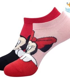 Balenzia Peeking Mickey & Mini Mouse Socks - Pack Of 2