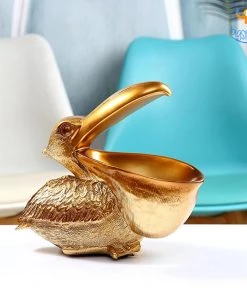 Coral Tree Father's Day Pelican Storage Table Decorative