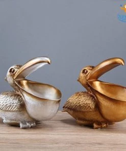 Coral Tree Father's Day Pelican Storage Table Decorative