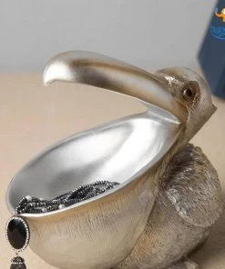 Coral Tree Father's Day Pelican Storage Table Decorative