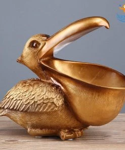 Coral Tree Father's Day Pelican Storage Table Decorative