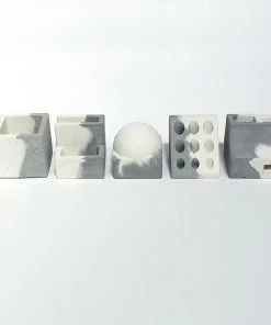 Elite Earth Gurpreet Penta Concrete Desk Organiser Box