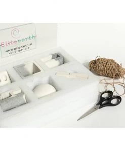 Elite Earth Gurpreet Penta Concrete Desk Organiser Box