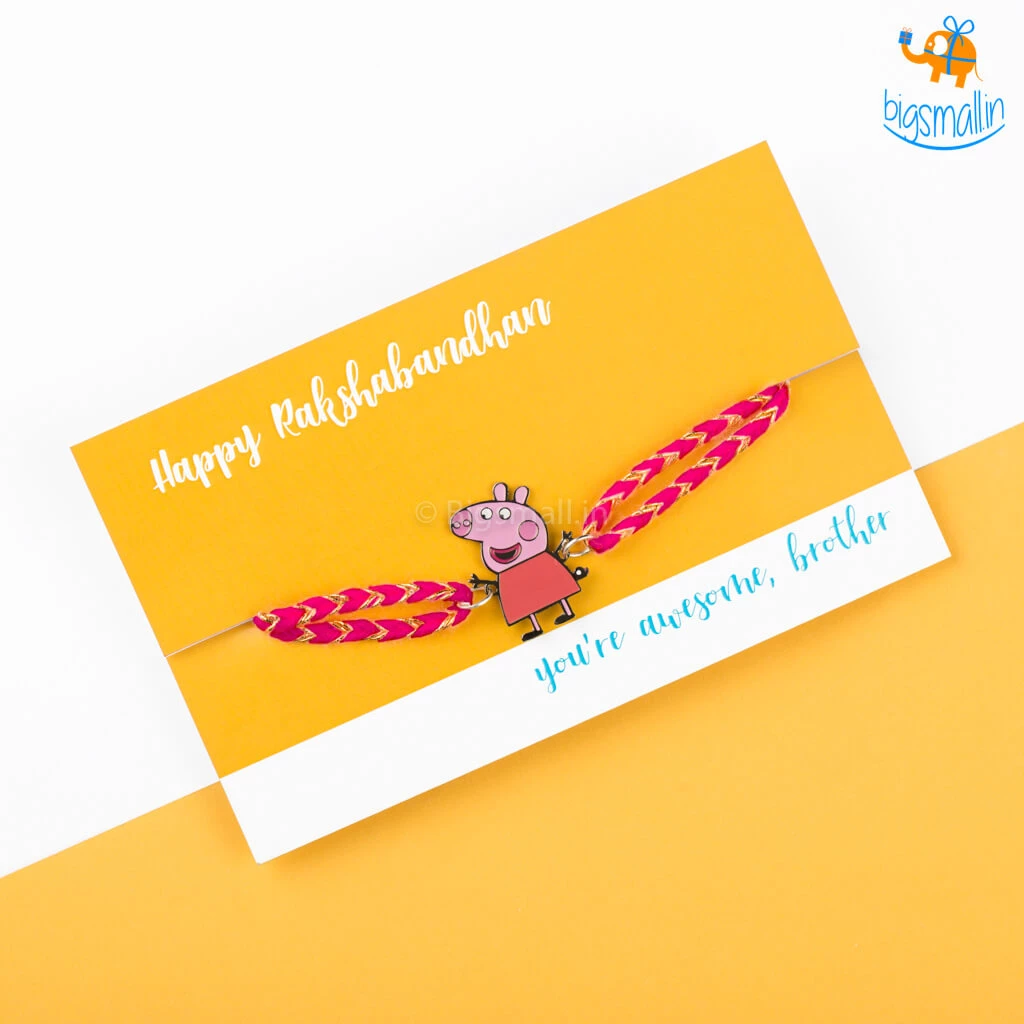 Bigsmall_piu Peppa Pig Rakhi All Of It