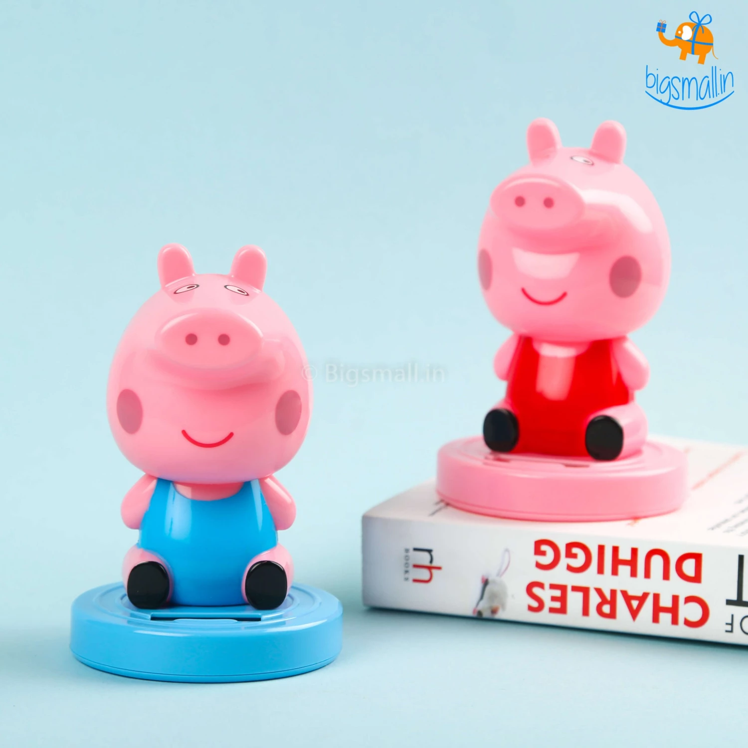 Bigsmall_hmk Gifts Peppa Pig Solar Powered Bobblehead