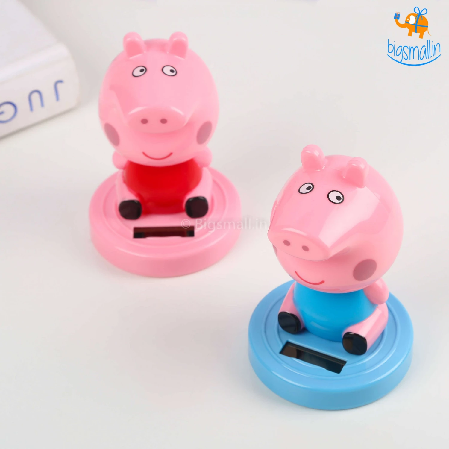 Bigsmall_hmk Gifts Peppa Pig Solar Powered Bobblehead